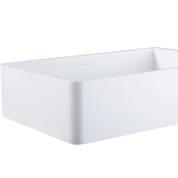 Ancona vasque de salle de bain Holbrook en blanc avec robinet Argenta pour vasque en chrome