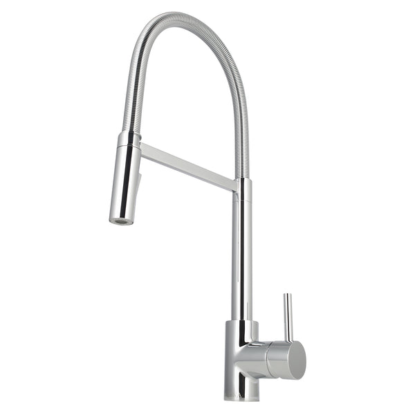 Barista Pull-down Single Handle Kitchen Faucet in Polished Chrome
