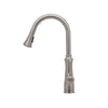 Villa Single Handle Pull-out Kitchen Faucet in Brushed Nickel