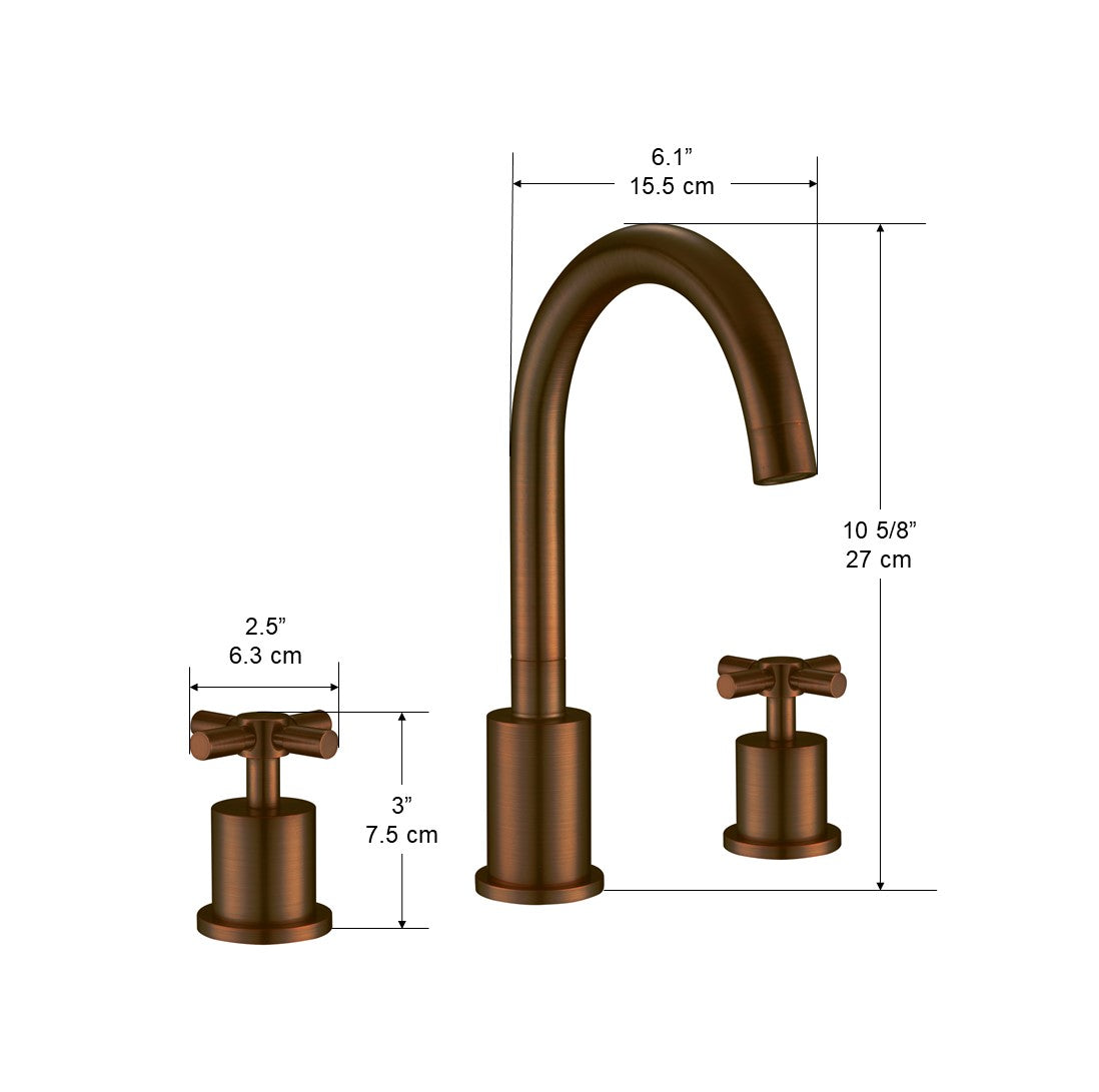 Prima 3 Oil Rubbed Bronze Bathroom Faucet
