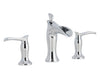Eleganzia Series Widespread Chrome Bathroom Faucet