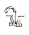 Arezzo Deck Mount Bathroom Faucet in Brushed Nickel