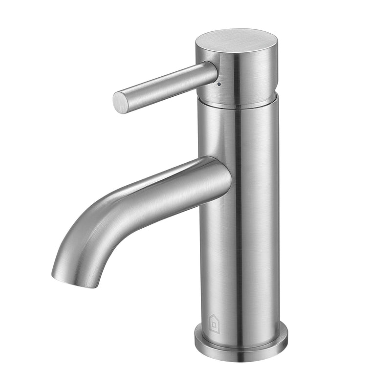Valencia Series Single Lever Bathroom Faucet in Brushed Nickel