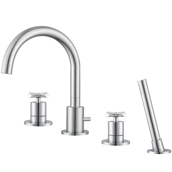 Ava Two Handle Roman Tub Faucet in Chrome