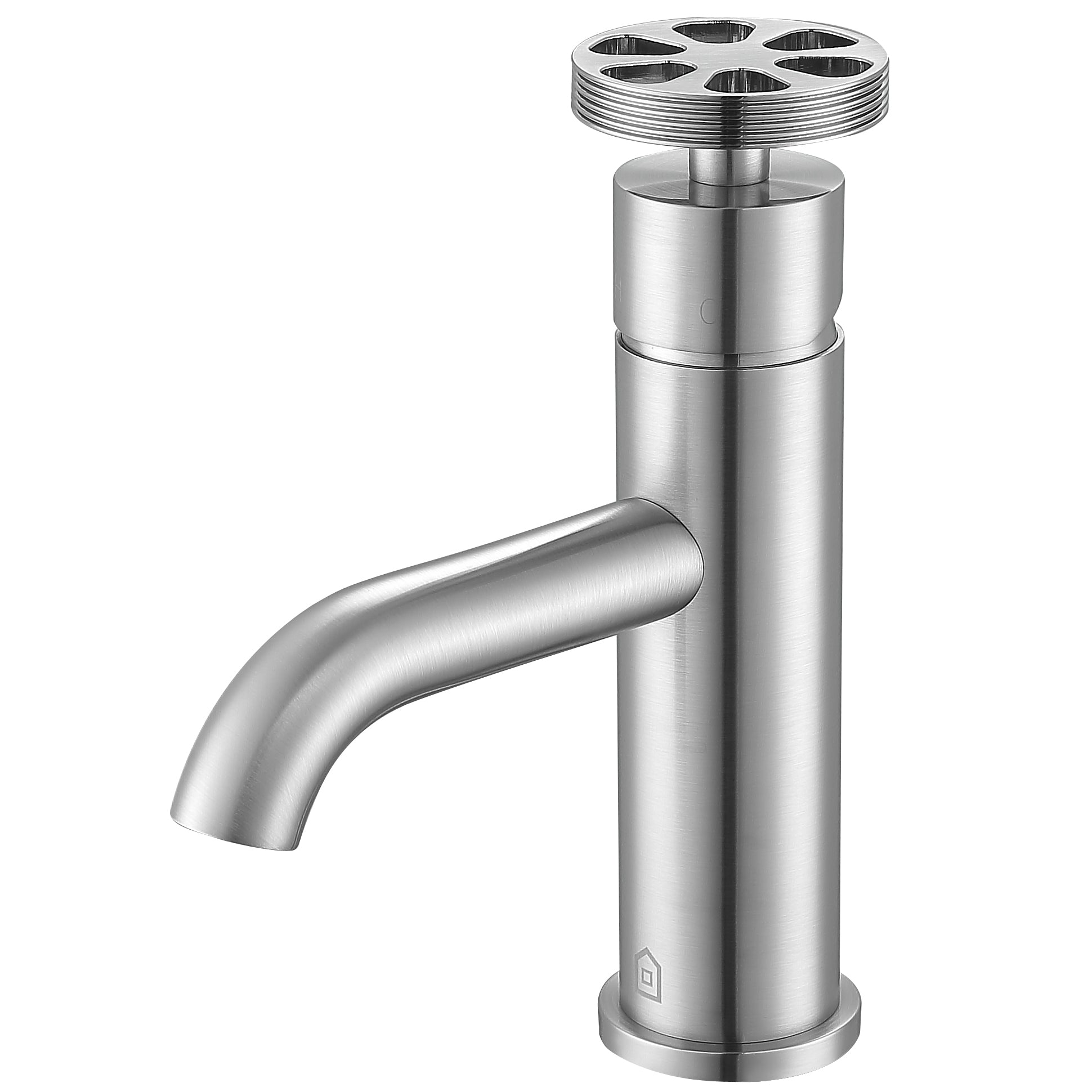 Ancona robinet de salle de bain monocommande de la gamme Nova en nickel brossé