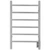 Comfort Dual 6-Bar Hardwired and Plug-in Towel Warmer in Brushed Stainless Steel
