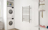 Comfort Dual 10-Bar Hardwired and Plug-in Towel Warmer in Polished Stainless Steel