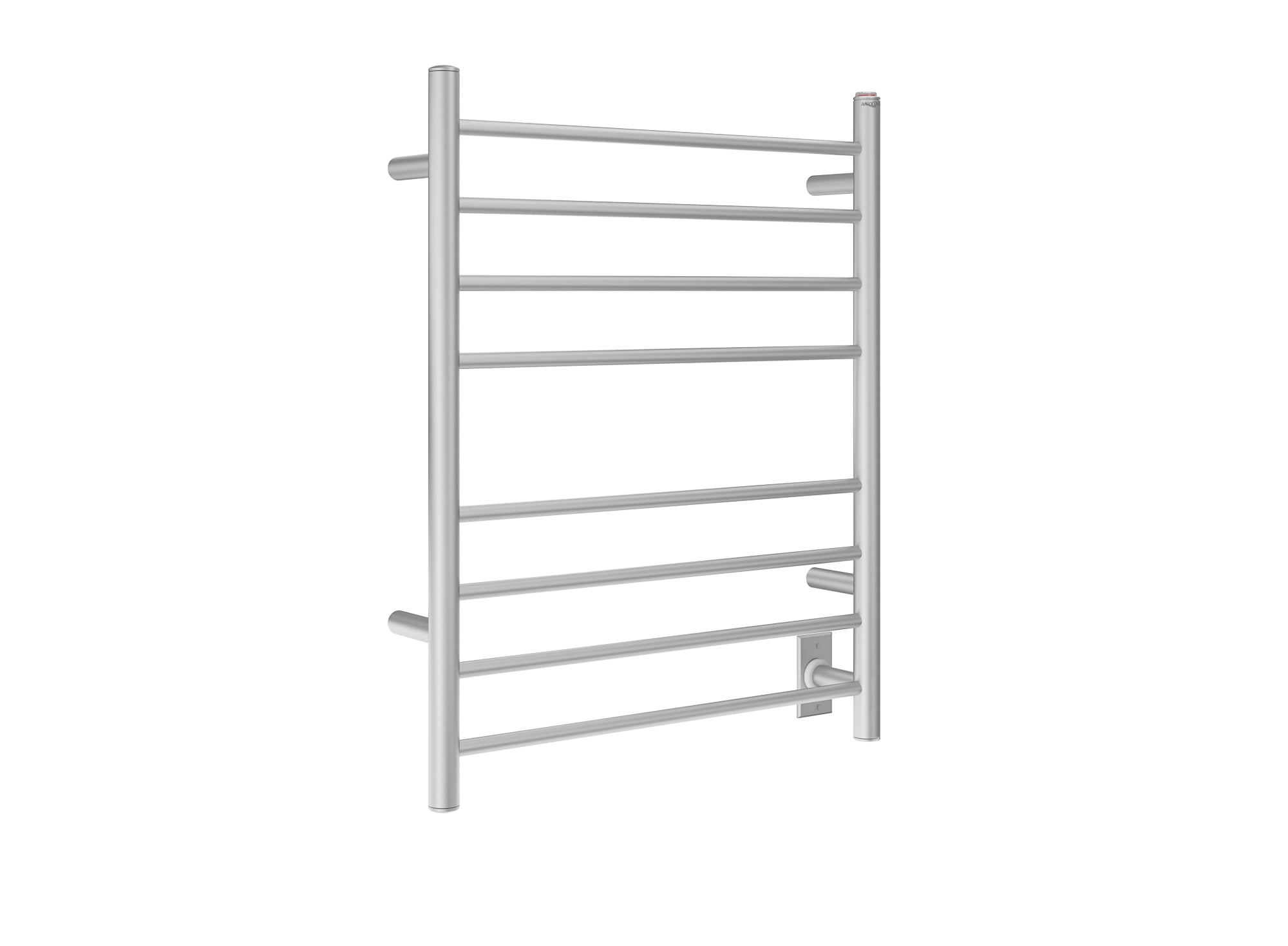 Prestige Dual 8-Bar Hardwired and Plug-in Towel Warmer in Brushed Stainless Steel