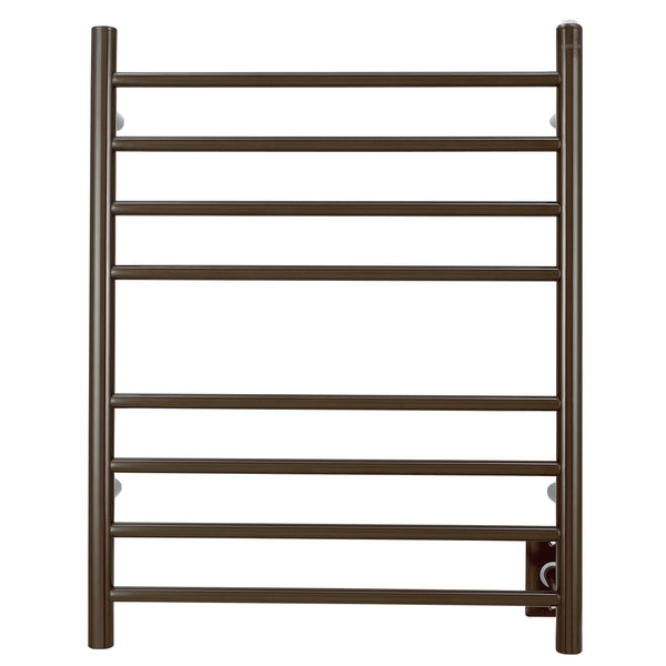 Prestige Dual 8-Bar Hardwired and Plug-in Towel Warmer in Oil Rubbed Bronze Stainless Steel
