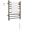 Ancona Prestige Dual 8-Bar Hardwired and Plug-in Towel Warmer in Oil Rubbed Bronze with Timer