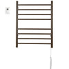 Ancona Prestige Dual 8-Bar Hardwired and Plug-in Towel Warmer in Oil Rubbed Bronze with Timer