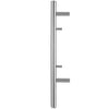 Ancona Amplia Dual 12-Bar Hardwired and Plug-in Towel Warmer in Chrome with Digital Wall Timer
