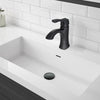 Ancona - Drain Pop-Up pour lavabo de salle de bain avec trop-plein en bronze huilé noir