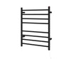 Ancona Prestige Dual 8-Bar Hardwired and Plug-in Towel Warmer in Matte Black