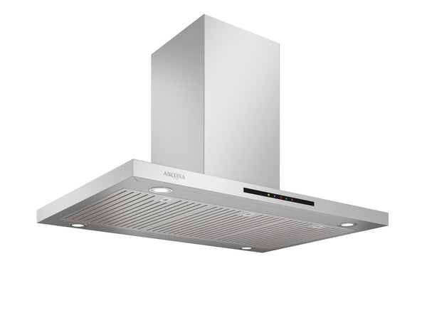 IRE636 Elite Convertible Island Mount Range Hood in Stainless Steel with LED lights