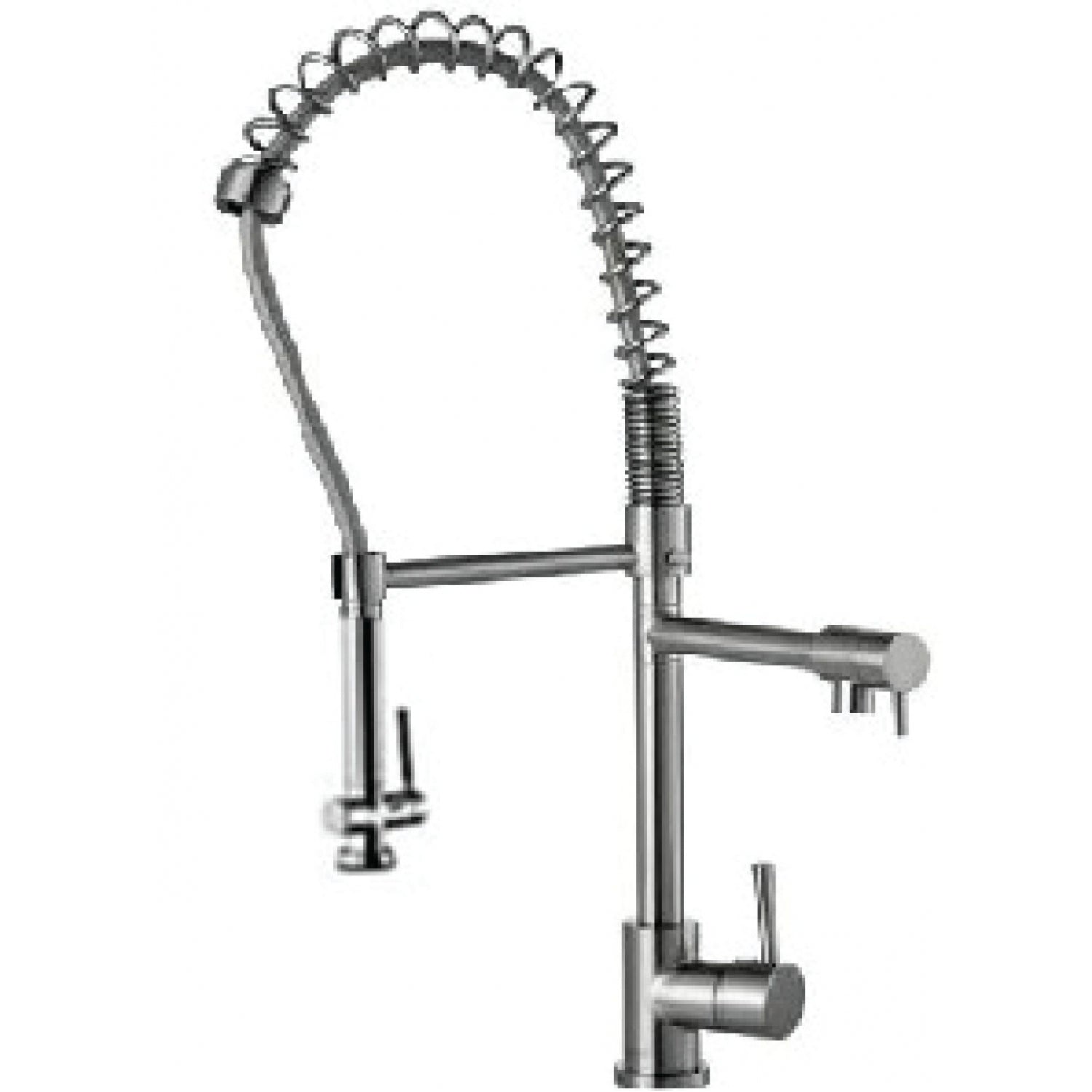 Le Duo Pull Down Single Handle Kitchen Faucet