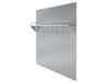 36 in. Stainless Steel Backsplash with Shelf and Rack