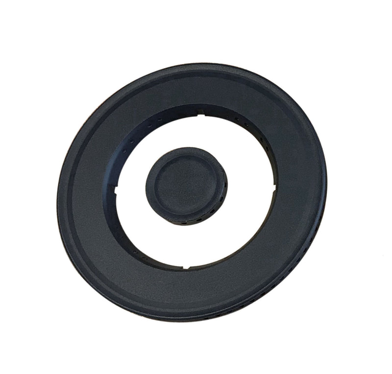 Black burner cap - Triple-ring burner