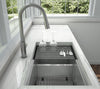Multipurpose Over the Sink Roll-up Dish Drying Rack in Stainless Steel