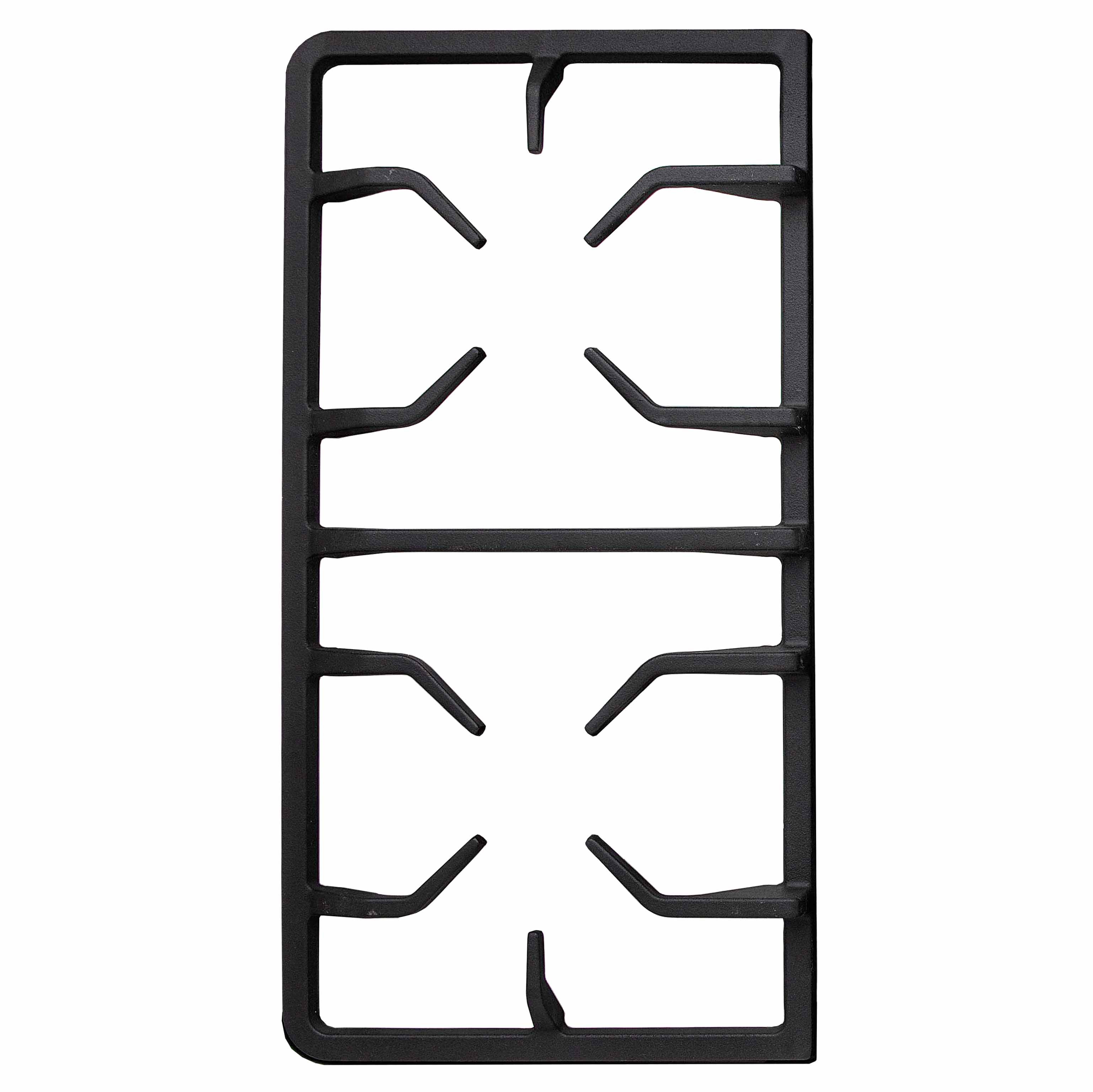 Right or left cast iron grate for gas range